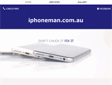 Tablet Screenshot of iphoneman.com.au