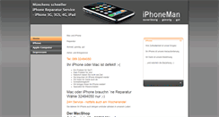 Desktop Screenshot of iphoneman.de